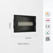 Contemporary Dual-Arc LED Wall Sconce 9