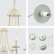 Details of Contour Cascade Dual Tone U-Shape Chandelier Ceiling Light | TEKLED 159-17975