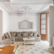 Interior use of Contour Cascade Dual Tone U-Shape Chandelier Ceiling Light | TEKLED 159-17974
