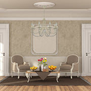 Interior use of Contour Cascade Dual Tone U-Shape Chandelier Ceiling Light | TEKLED 159-17975