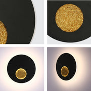 Eclipse Radiance LED Wall Light Black 4000K 7