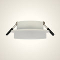 Low-Glare GU10 Fixed Downlight - Opal Acrylic & Die-Cast Aluminium