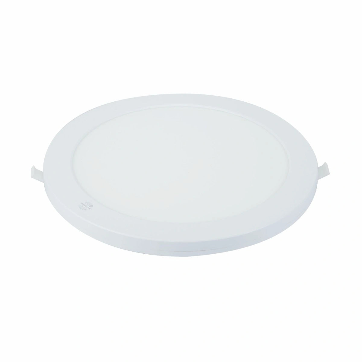 Продуктовое изображение круглого встроенного светильника LED на 24W, идеального для потолков в современном офисе или гостиной.