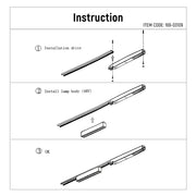User manual for LED Magnetic Track Light 12W 48V Black 4000K(TEKLED)-169-03109-169-03109