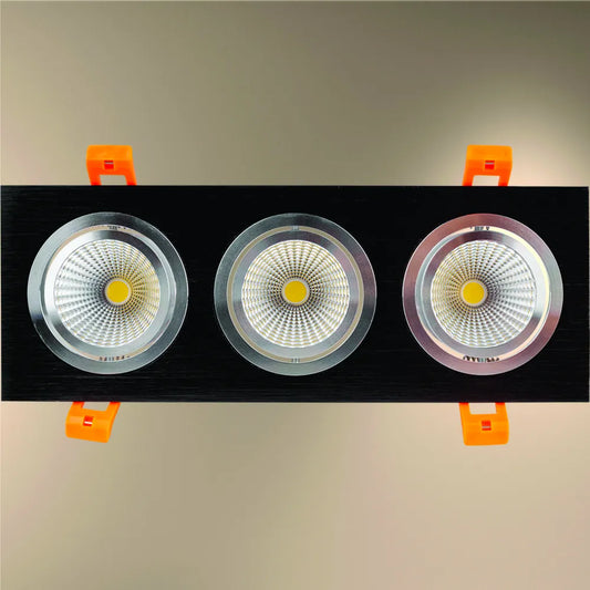 LED Downlight TEKLED LED OC002C 3х5W 5000K BLACK -165-03326--165-03326