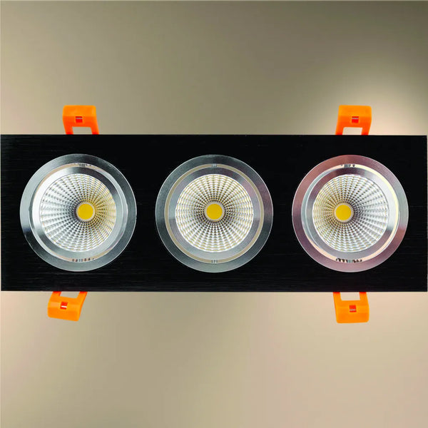 LED Downlight TEKLED LED OC002C 3х5W 5000K BLACK -165-03326--165-03326