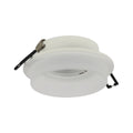 Main image of Low-Glare GU10 Fixed Downlight - Opal Acrylic & Die-Cast Aluminum 143-04041