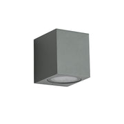 Main image of Cubioid Wall Lamp IP44 Grey with GU10 Fitting | TEKLED 182-03351