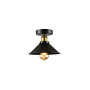 Main image of Black Metal Funnel Ceiling Light with E27 | TEKLED 150-17860