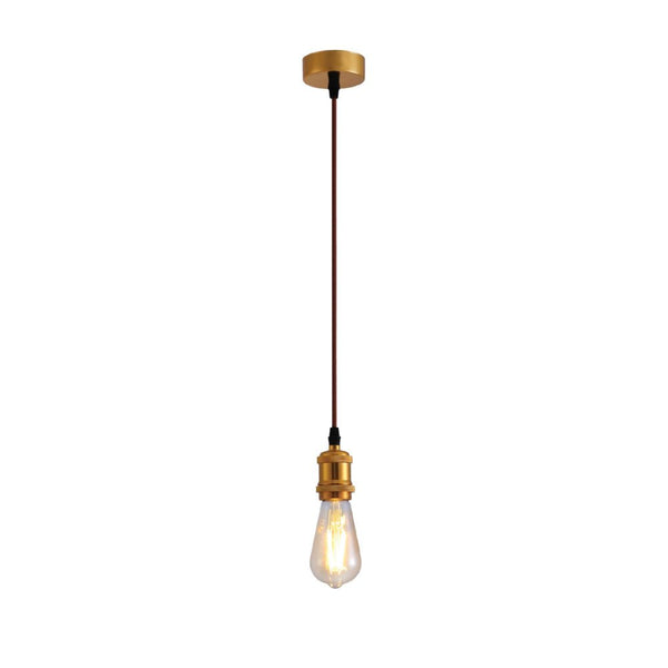 Main image of Vintage Industrial Retro Basic Pendant Ceiling Light E27 Antique Red Bronze Gold Nickel   | TEKLED 150-19012