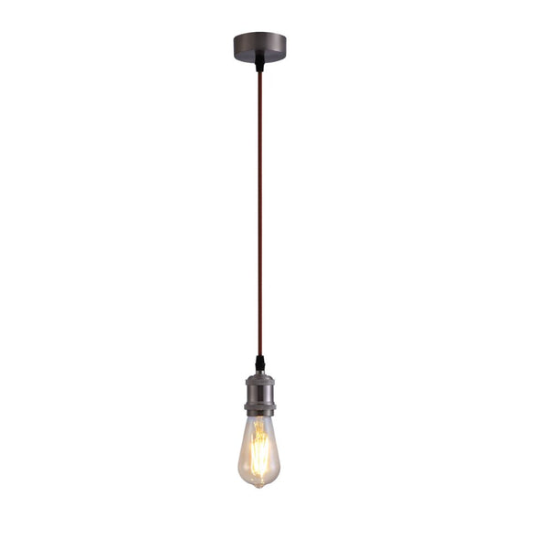 Main image of Vintage Industrial Retro Basic Pendant Ceiling Light E27 Antique Red Bronze Gold Nickel   | TEKLED 150-19014