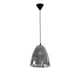 Main image of Jupiter Chrome Cone Glass Pendant Ceiling Light with E27 Fitting | TEKLED 158-19772