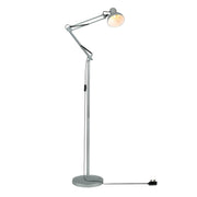 Main image of Swing Arm Architect Model Floor Lamp E27 Silver | TEKLED 130-03355