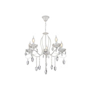 Main image of Tabitha Mediterranean Elegant Transitional Elizabeth Style Crystal Chandelier Ceiling Light E14 | TEKLED 159-17706