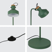 Minimalist Adjustable Floor Lamp with Wooden Accent 20