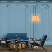 Interior use of Minimalist Floor Lamp Rose Gold Flaxen | TEKLED 130-03518