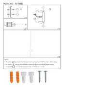 Technical specs of Minimalist Linear Wall Sconce Light 151-19982