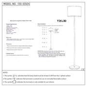 User manual for Minmalist Floor Lamp Nickel Flaxen | TEKLED 130-03524