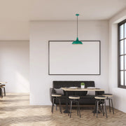 Usage of Modern Step Pendant Light - 38cm Metal Shade in Varied Hues 150-19062