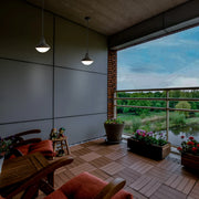 Norman Outdoor Pendant Lamp E27 Dark Grey 3