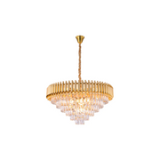 Main image of Orbit Glow Design Tiered Crystal Modern Chandelier Ceiling Light | TEKLED 159-17894