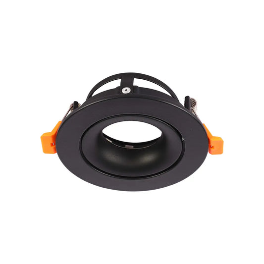 GU10 Downlight Fixture TEKLED Orbit Tilt GU10 Recessed Downlight-Black-143-03998