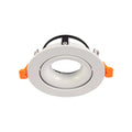 GU10 Downlight Fixture TEKLED Orbit Tilt GU10 Recessed  Downlight-White-143-03999