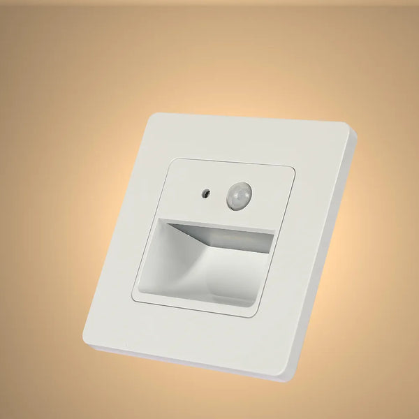 LED Wall Light TEKLED Sensor White LED Stair Step Light 1W 4000K (TEKLED)--181-03422