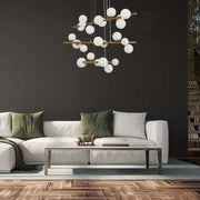Chandelier TEKLED Skyline Cascade Chandelier-24 Globe-159-18270