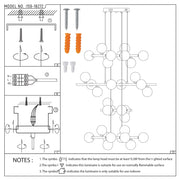 User manual for Skyline Cascade Chandelier-159-18272