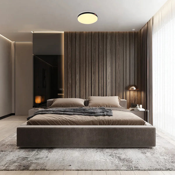 LED Flush Ceiling Light TEKLED Sparkling LED Flush Ceiling Light Black D500 6000K/4000K/3000K 42Wx2(TEKLED)--165-16032