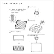 User manual for Sv-k LED NIKA SQUARE 25W 3CCT  IP44 (TEKLED)-118-033911