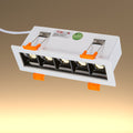 Встраиваемый светильник LED Mirage Blade 10W, идеален для офисов и современных интерьеров с ярким холодным светом 4000K.