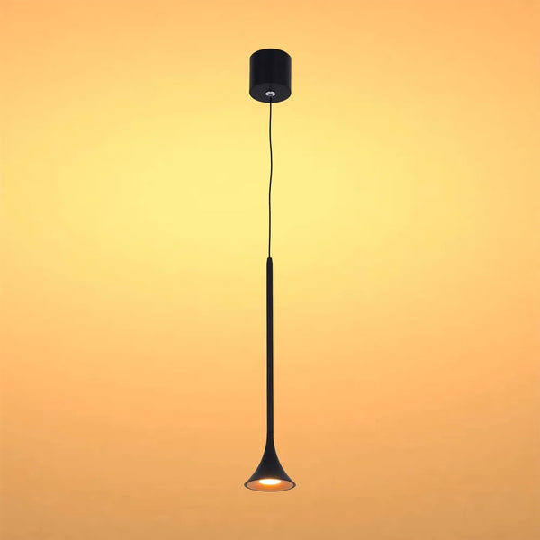 Pendant Downlight TEKLED Trumpet LED Pendant Downlight 5W Warm White with Gold Interior--150-19070