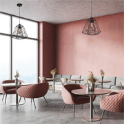 More interior usage of Black Wire Cage Pendant Ceiling Light with E27 | TEKLED 150-18087