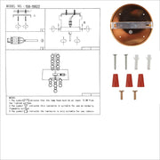 User manual for Black Copper Fabric Drum Shade Gold Ring Chandelier Ceiling Light with 4xE14 Fittings  | TEKLED 158-19622