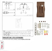 User manual for Iron and Wood Glass Cylinder Wall Light E27 | TEKLED 159-17850