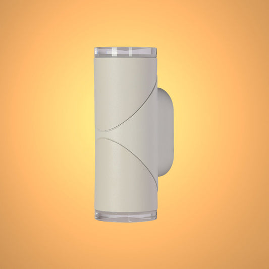 Настенный светильник с поворотными цилиндрами, идеален для уличного освещения в современном стиле.