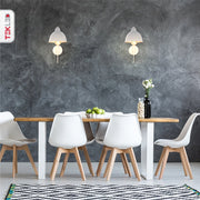 Indoor application ofWhite Metal Dome Wall Light with E27 Fitting